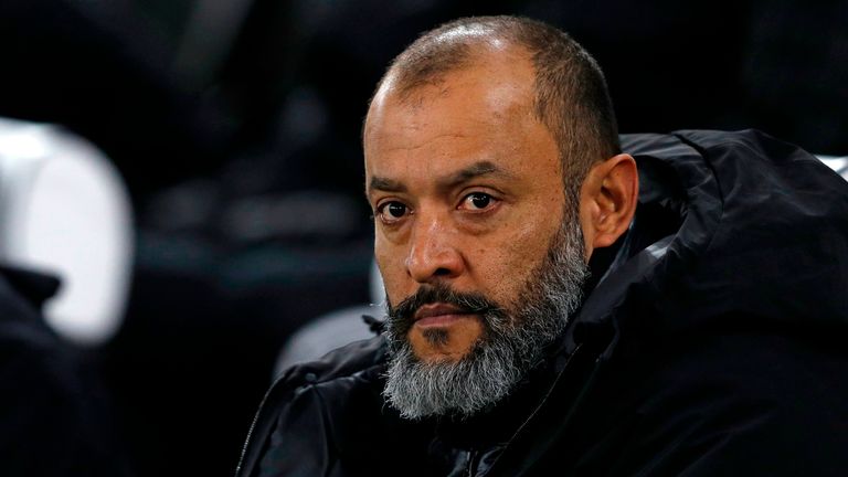 Nuno firmó un contrato de tres años cuando se hizo cargo de Wolves en el verano de 2017