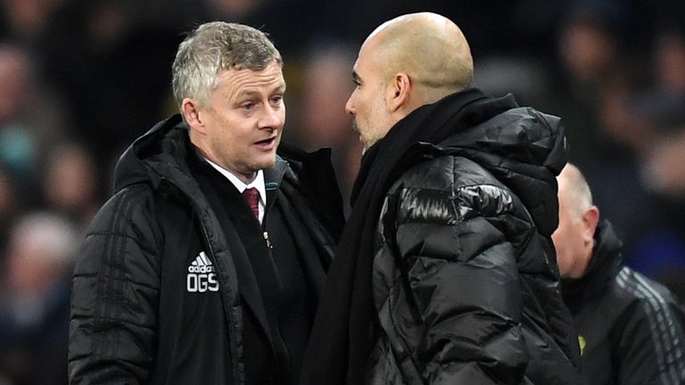 Pep Guardiola and Ole Gunnar Solskjaer give their reaction to alleged racist abuse in Saturday's Manchester derby