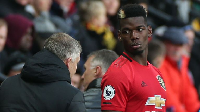 Solskjaer said the return of Paul Pogba was the only positive