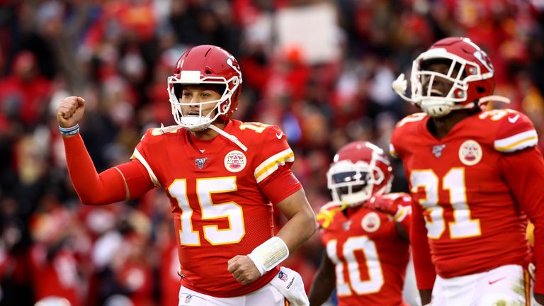 Kansas City Chiefs star Patrick Mahomes will back up Jackson as the AFC team quarterback