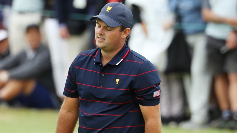 Patrick Reed during the third day of the Presidents Cup