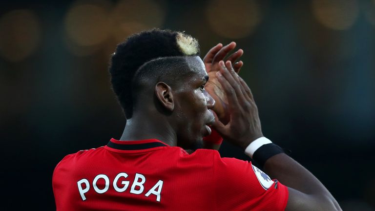 Paul Pogba made his return from injury for Manchester United against Watford