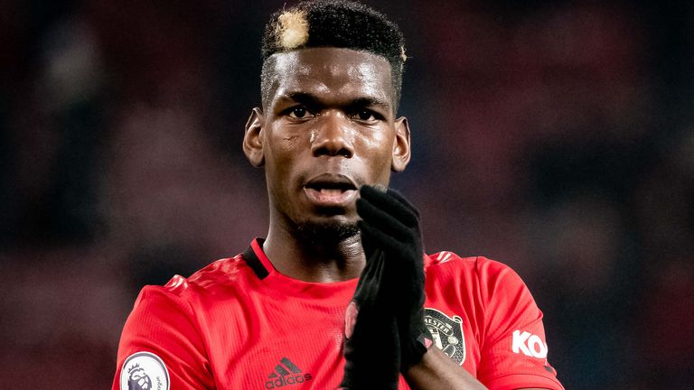 Paul Pogba was absent from the Manchester United squad that beat Burnley 