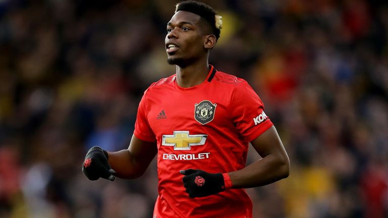 Paul Pogba returned from injury for Manchester United on Sunday