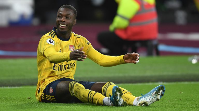 Nicolas Pepe se perderá el viaje del Arsenal a Standard Liege