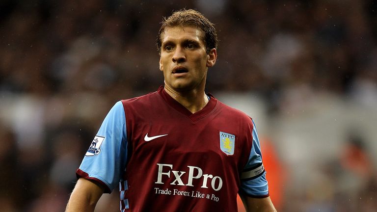 during the Barclays Premier League match between Tottenham Hotspur and Aston Villa at White Hart Lane on October 2, 2010 in London, England.