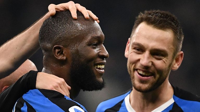 Inter went joint-top of Serie A after their 4-0 win