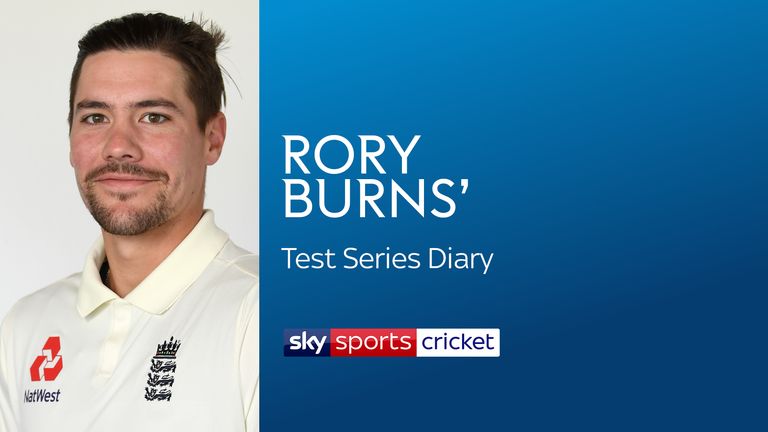 Rory Burns' Test series diary