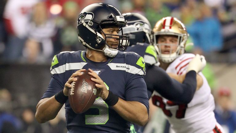 Wilson and the Seahawks will now face the Philadelphia Eagles after they won the NFC East