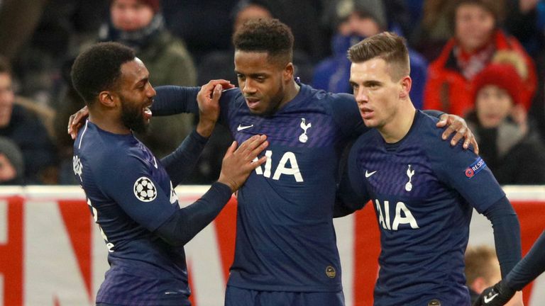 Ryan Sessegnon scored his first Tottenham goal to equalise for the visitors