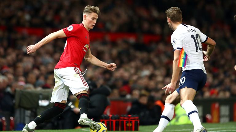 Scott McTominay was back in the Manchester United side on Wednesday night