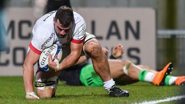 Sean Reidy was among the try-scorers for Ulster
