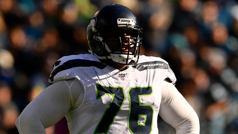 Seattle Seahawks offensive tackle Duane Brown