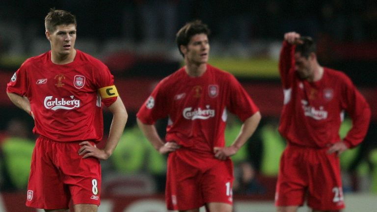 Steven Gerrard was left shell-shocked after the first half in Istanbul
