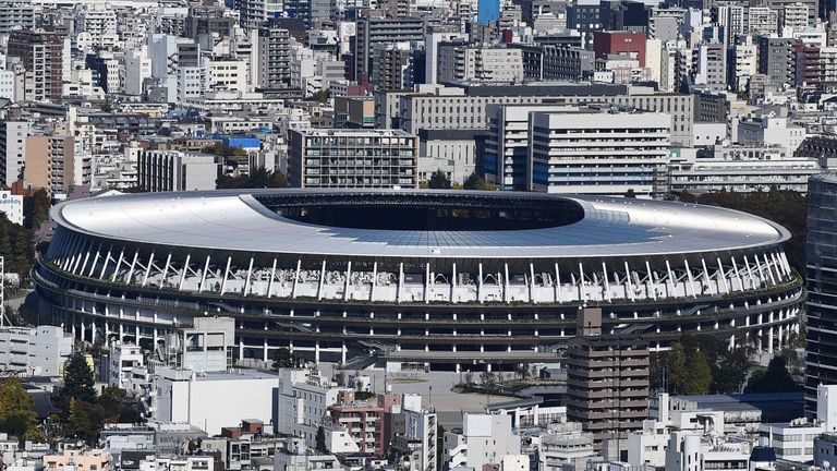 Tokyo National Stadium has been officially handed over ahead of the 2020 Olympic games