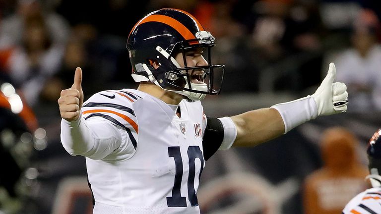 Chicago Bears Drop Dallas Cowboys On Trubisky's Big Night - CBS