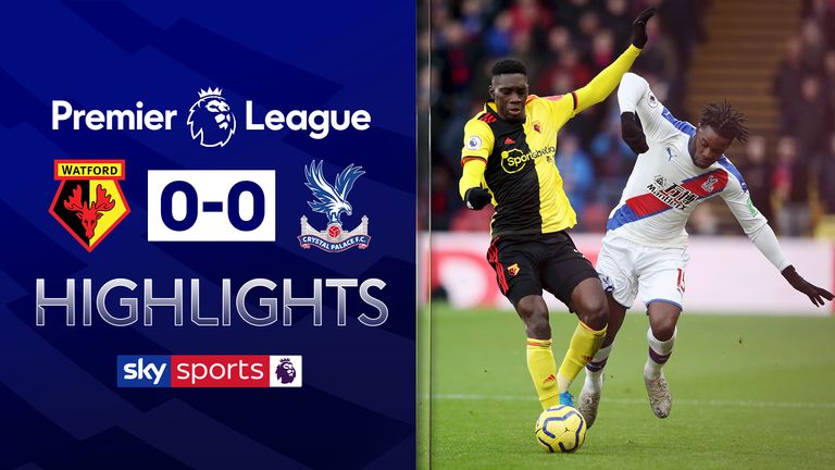 Highlights from Watford vs Crystal Palace in the Premier League
