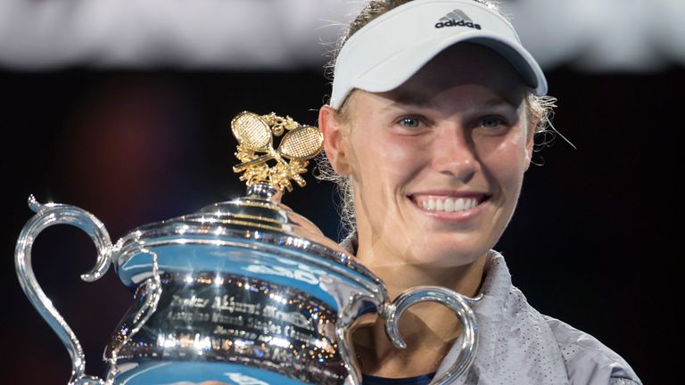 Wozniacki's only Grand Slam title came at the 2018 Australian Open