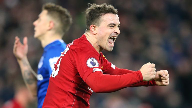 Xherdan Shaqiri scored on his first Premier League start since January