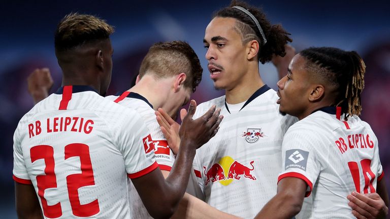 RB Leipzig also left it late to beat Augsburg