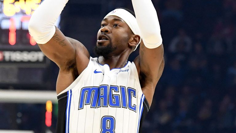 Terrence Ross bombs away from three-point range against Cleveland