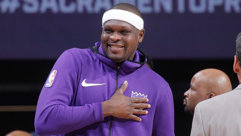 Zach Randolph thanks fans in Sacramento