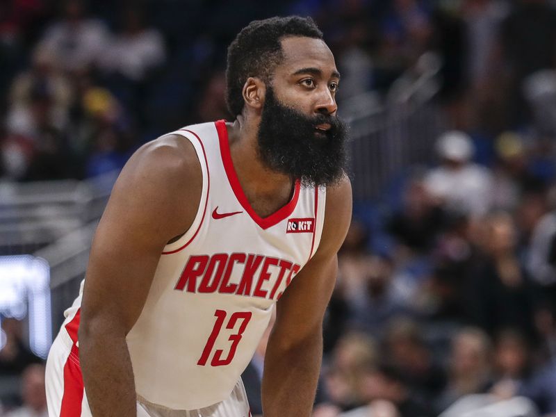 James Harden dominates the Orlando Magic scoring 54 points in the Houston  Rockets 130-107 victory.