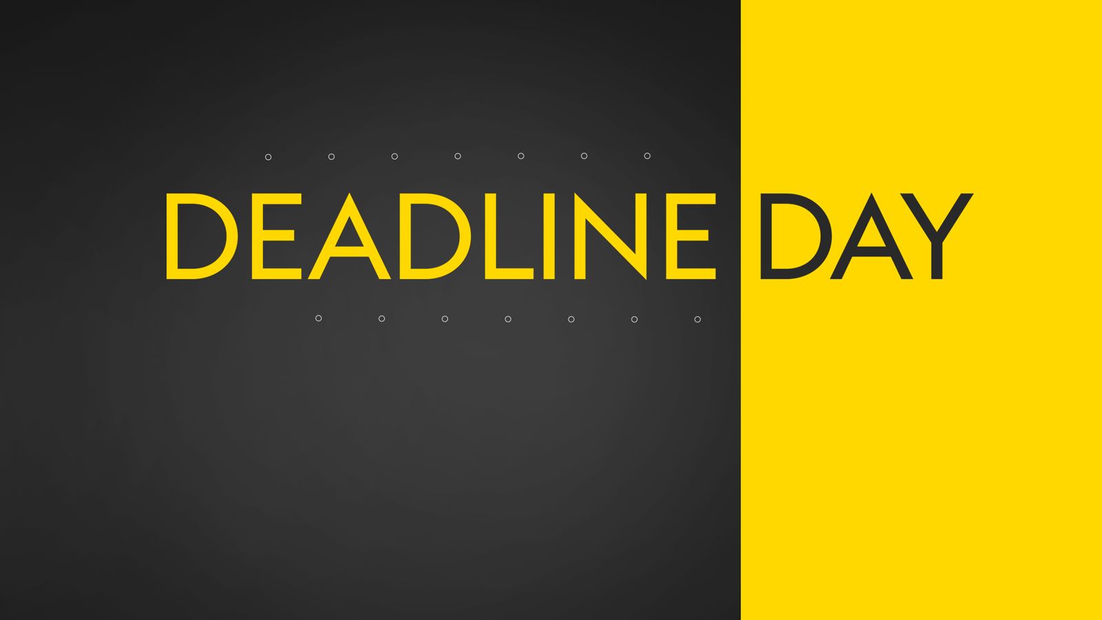 Deadline Day Countdown 2021