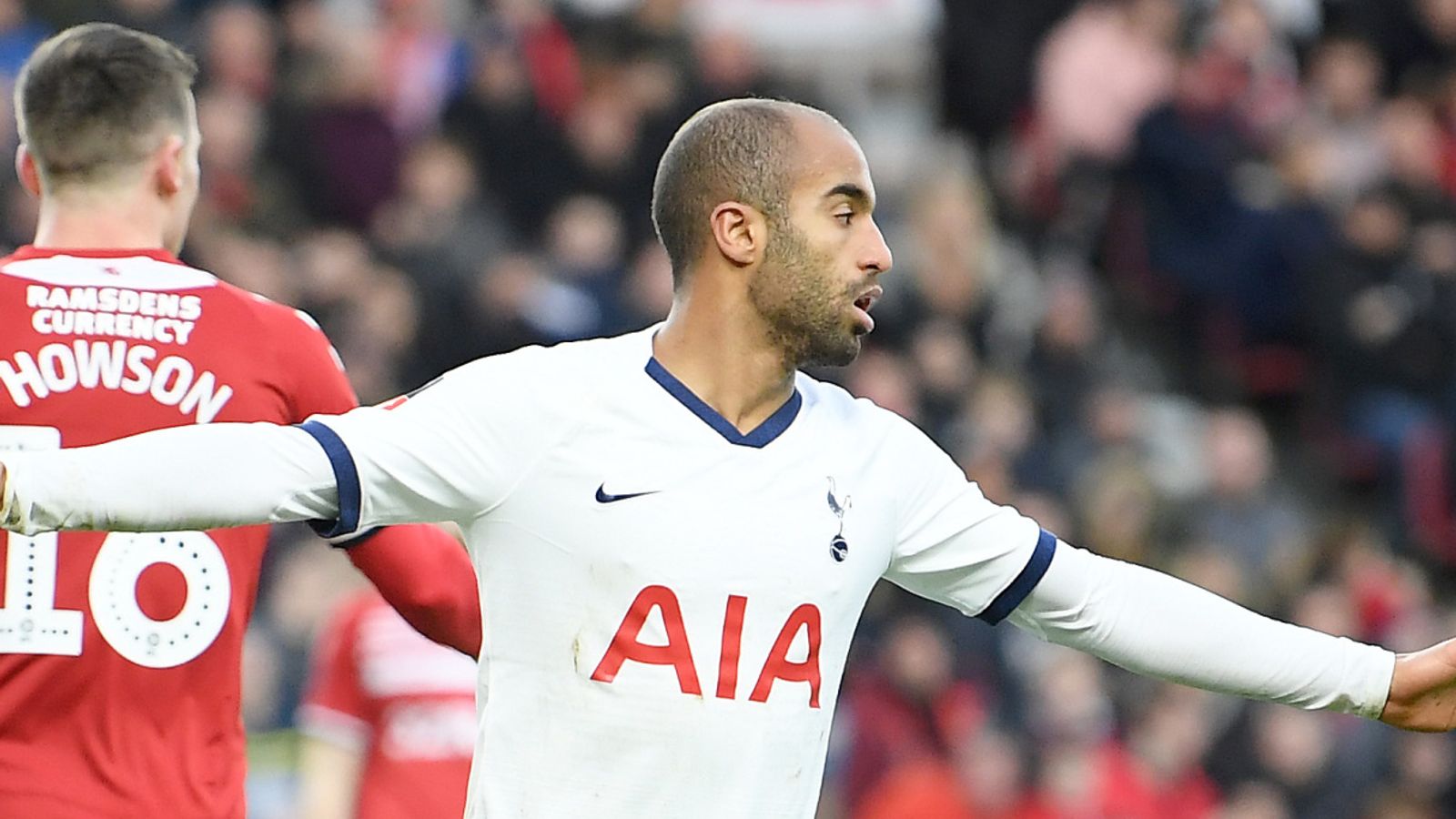 Middlesbrough 1-1 Tottenham: Lucas Moura keeps Spurs in FA Cup with ...