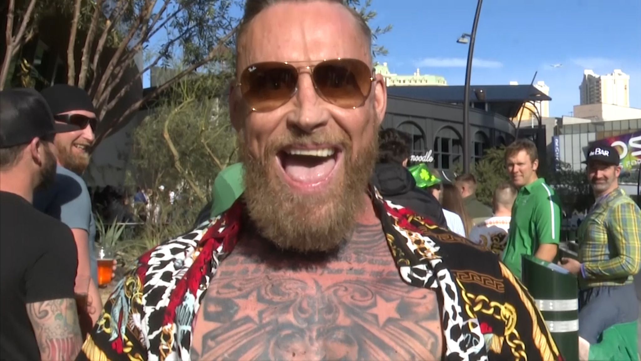 Mcgregor Lookalike Hits Vegas Mma News Sky Sports