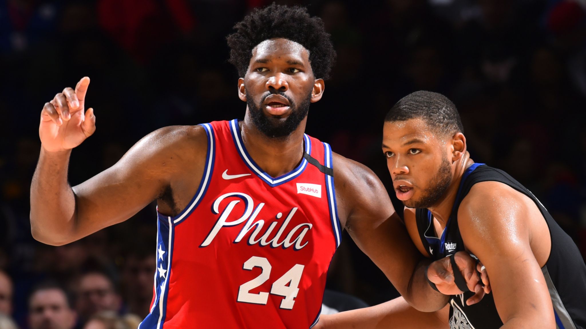 Joel Embiid Wore #24 and Yelled 'Kobe!' as He Hit a Fadeaway For His 24th  Points
