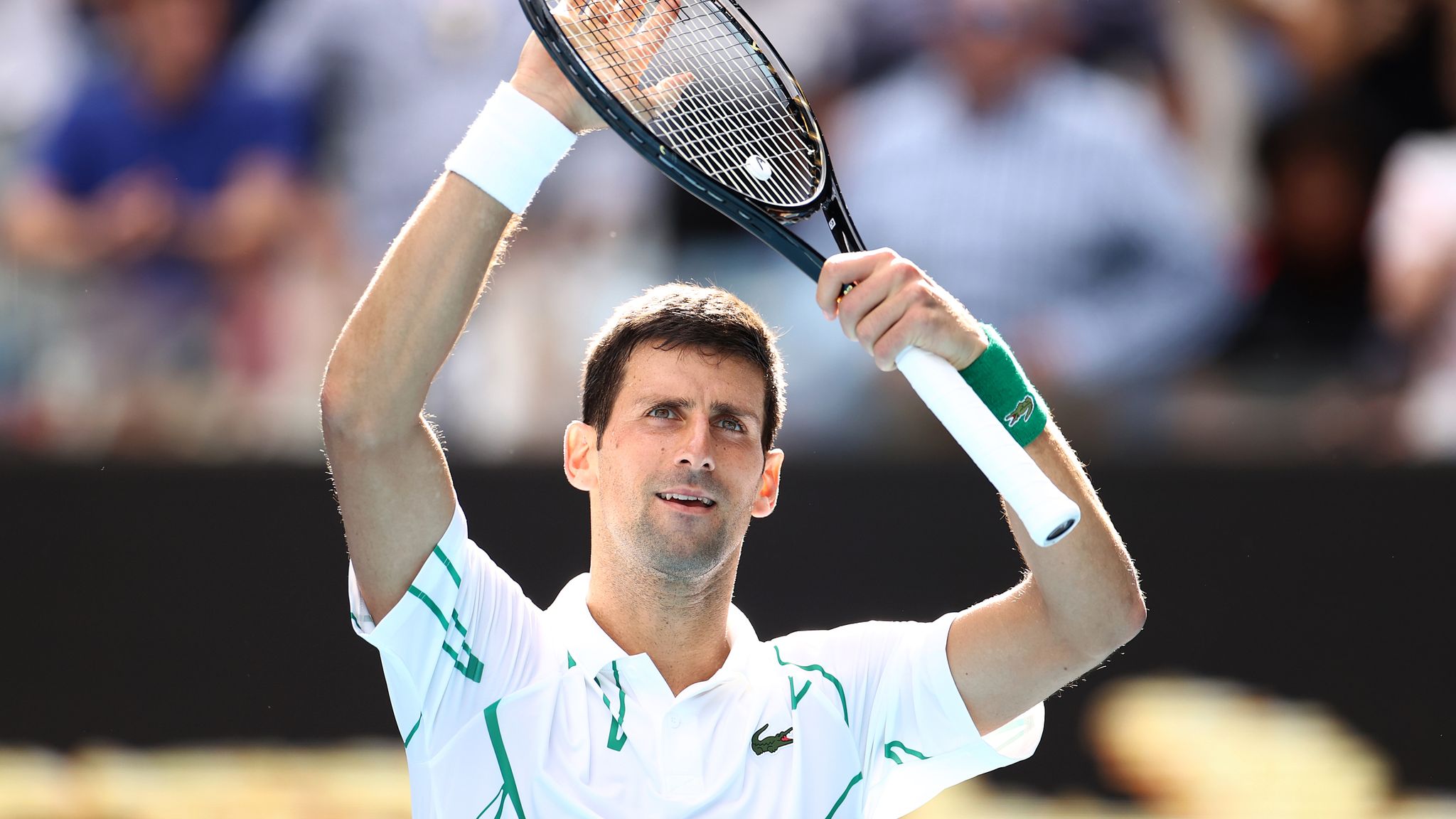 Novak Djokovic puts on serving masterclass to breeze into second week of Australian Open Tennis News Sky Sports