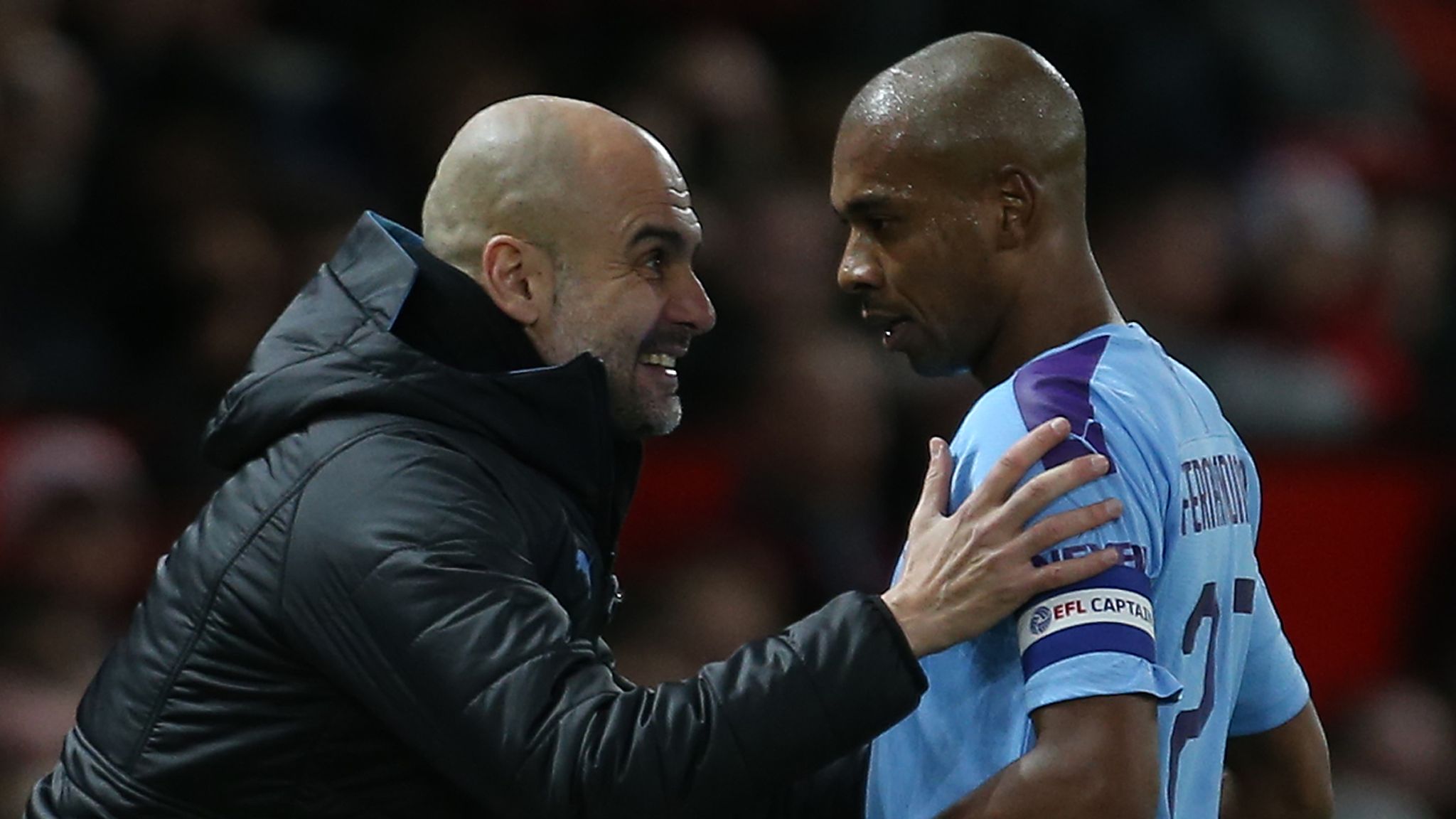 Fernandinho is the leader of Pep Guardiola's Manchester City now ...