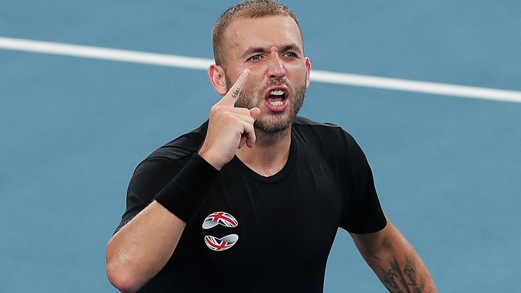 Dan Evans lost to eventual champion Andrey Rublev in Adelaide