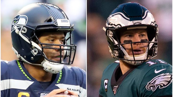 Russell Wilson and Carson Wentz do it all for their teams