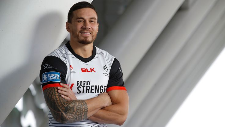 Toronto Wolfpack's Sonny Bill Williams poses for photos during the team media day at the City Football Academy in Manchester