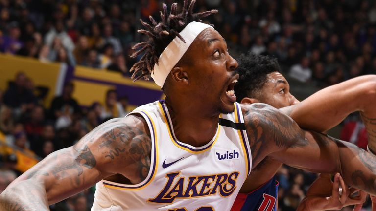 Los Angeles Lakers Center Dwight Howard Says Now Not Right Time For Nba Resumption Nba News Sky Sports