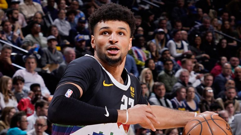 Jamal Murray Injures Ankle In Nuggets Win Over Hornets | NBA News | Sky ...