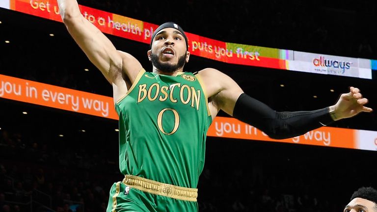 Jayson Tatum propels Celtics past Lakers in LeBron James' return
