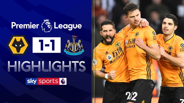 Wolves 1-1 Newcastle: Miguel Almiron and Leander Dendoncker in draw | News | Sky Sports
