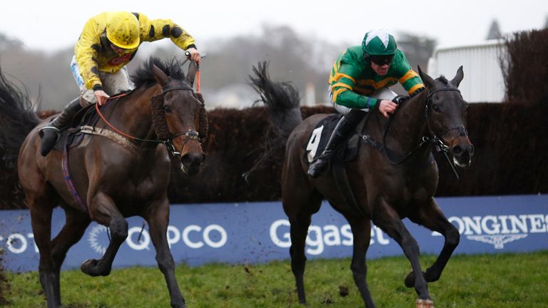 Regal Encore and Richie McLernon (right) winning at Ascot