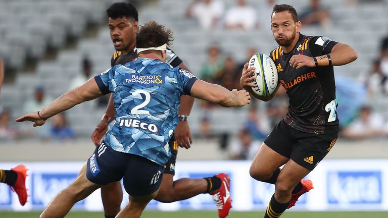 Aaron Cruden starred for the Chiefs on his Super Rugby return.