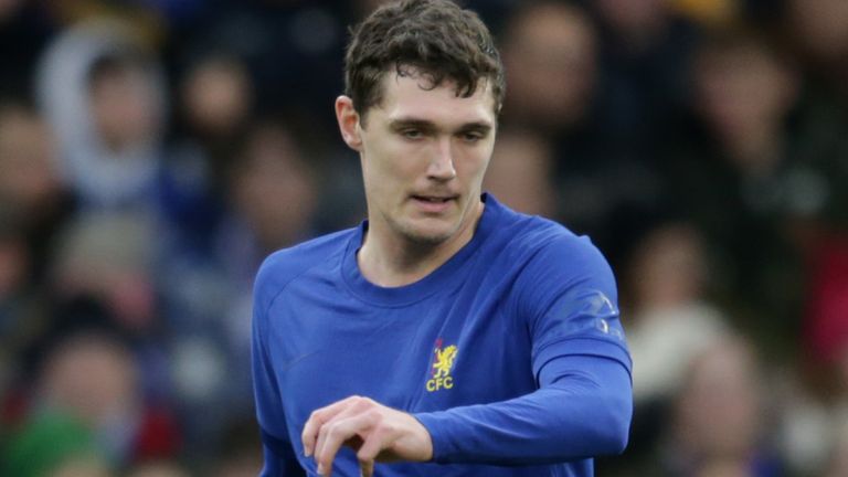 Chelsea defender Andreas Christensen