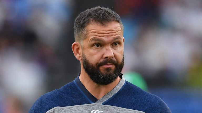 Andy Farrell is taking charge of Ireland for the first time                                                                                                                               