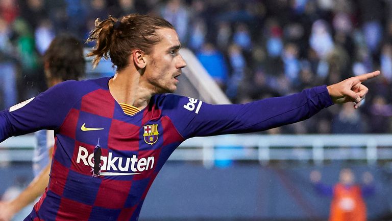 Antoine Griezmann was the late hero for Barcelona in the Copa del Rey