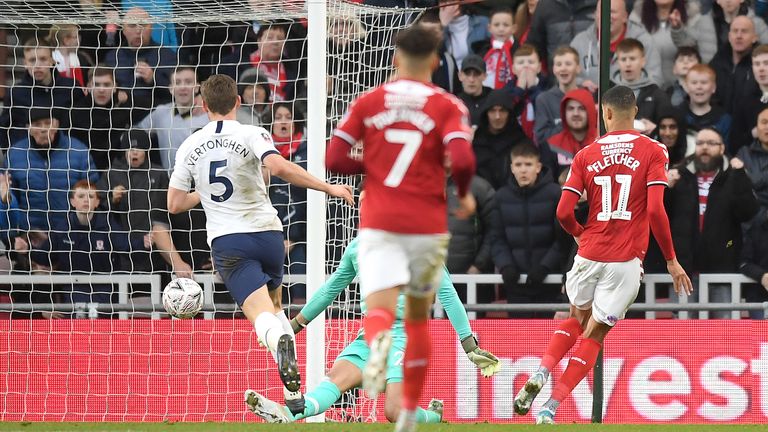 Ashley Fletcher opened the scoring for in-form Middlesbrough, who had won their previous four games