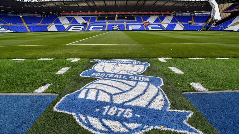 General view of Birmingham City's St Andrew's Trillion Trophy Stadium