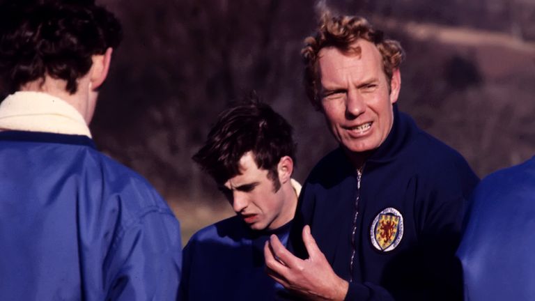 Scotland manager Bobby Brown in 1969