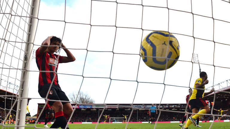 Bournemouth have now picked up four points from a possible 33 during their last 11 league games