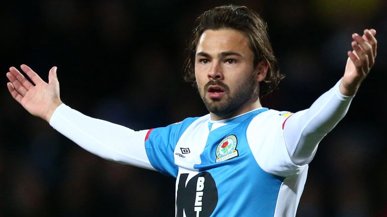 Blackburn midfielder Bradley Dack faces a year out